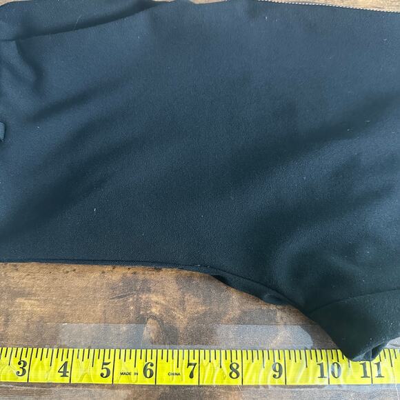 Womens Mid Rise Pants Side Stripe Size 4 Black Brown Beige Preppy Loungewear EUC - Picture 5 of 9